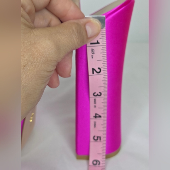NWT Stuart Weitzman Size 10 Platform Heels In Hot Pink Shoes - Picture 13 of 13